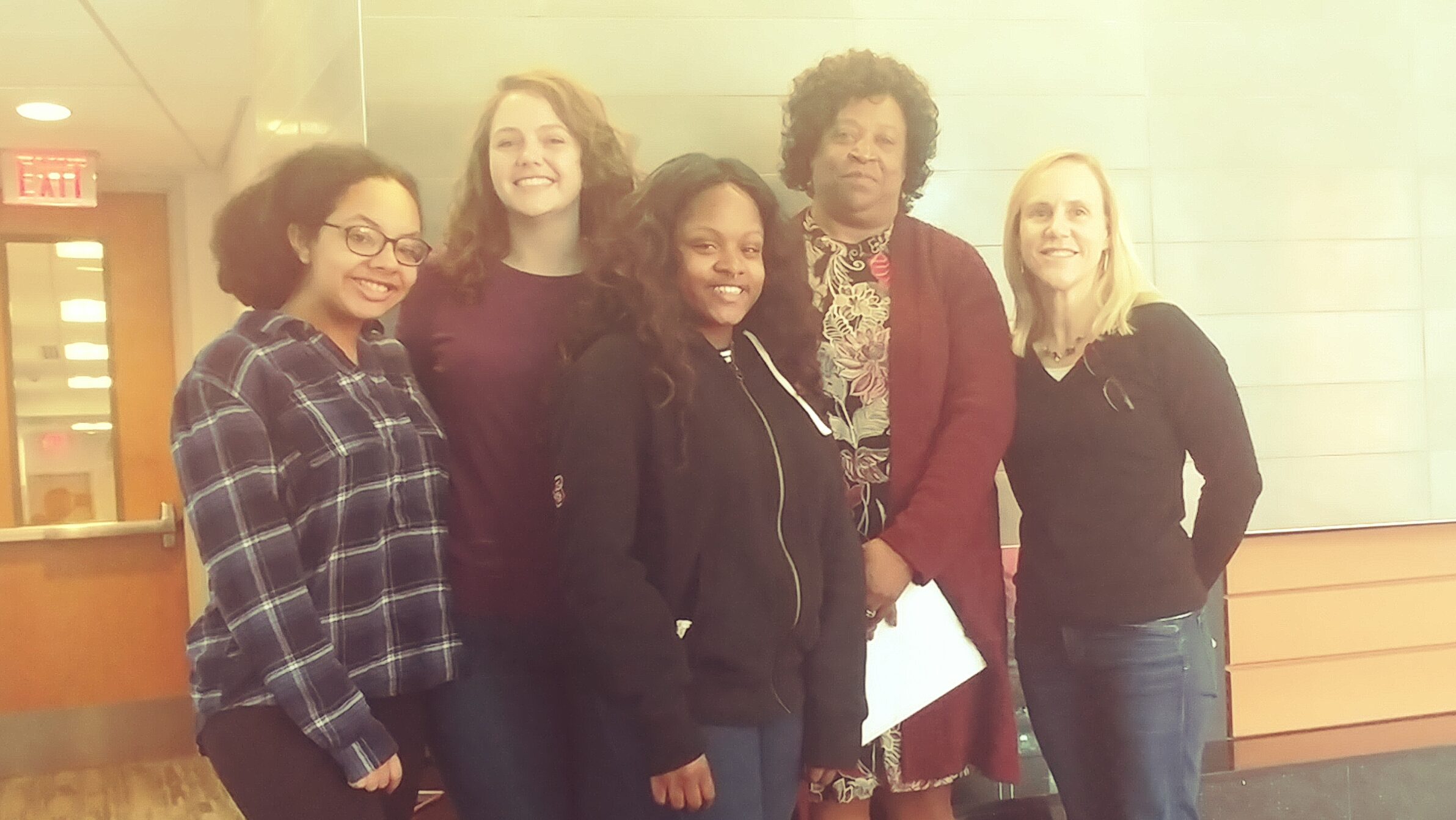 Dr. McLean serves as a mentor for the Chancellor’s Leadership Development Program. Pictured is her mentee group (l-r) Manika Hemmerich, Kalynne Turner, Jai’Lynne Wilburn, Dr. McLean, Dr. Heather Patisaul (the other group mentor).