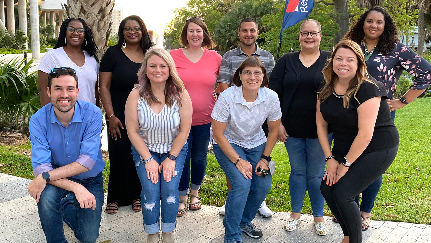 Kartina Pawvluk, NC State University Housing’s director of administration and occupancy management (bottom row, second from right) at the 2022 Southeastern Association of Housing Officers’ Regional Entry Level Institute.