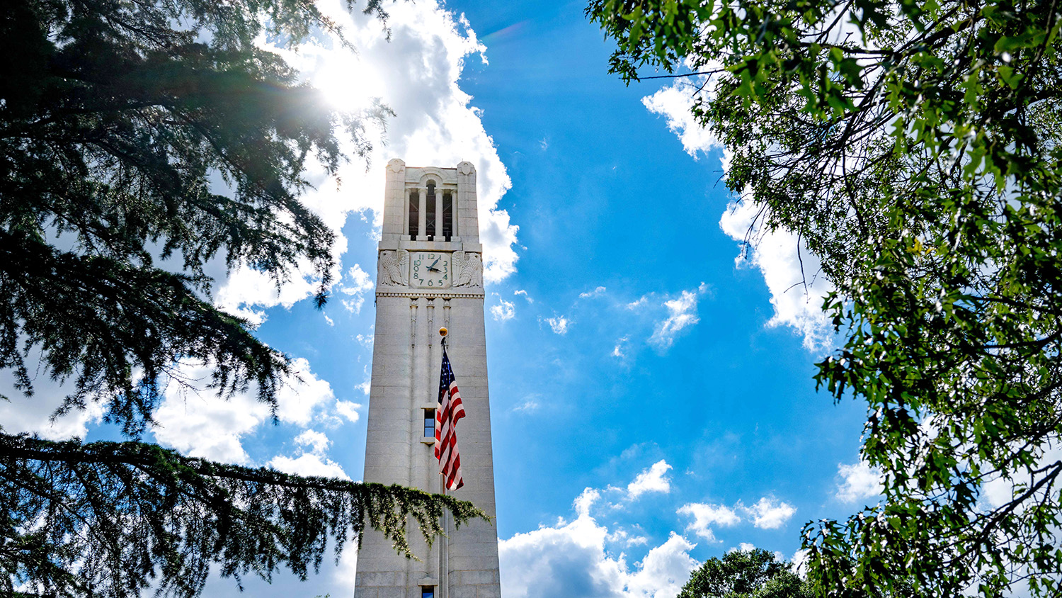 The NC State Memorial Bell Tower.