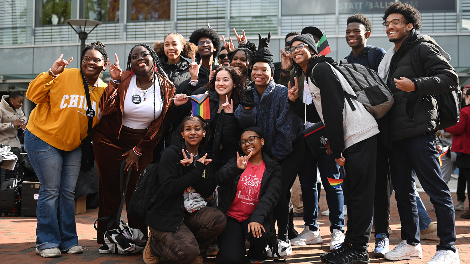 Students gather to celebrate MLK Week at NC State.