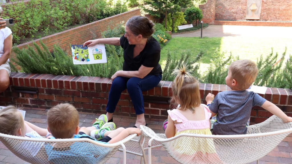 The Gregg Museum celebrates its second year of Storytime in the Garden! This annual event invites children ages 3-5 and their caregivers to participate in art making activities, scavenger hunts, bilingual storytime and scheduled yoga sessions in the museum’s pollinator garden. A growing program in popularity, we hope to see returners and newcomers for the next storytime!